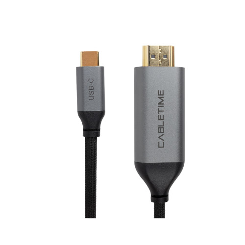 Перехідник USB-C to HDMI, 4K, Ultra HD, V2.0 1.8m PowerPlant (CA913350)