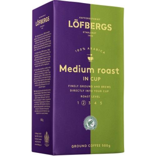 Кава Lofbergs Medium Roast In Cup 500 г (7310050001869)