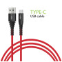 Дата кабель USB 2.0 AM to Type-C 1.2m CBRNYT1 Red Intaleo (1283126559464)