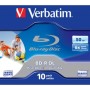 Диск BD Verbatim DL 50Gb 6x Jewel 10шт Wide Printabl (43736)