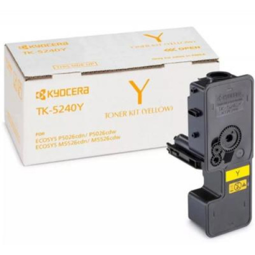 Тонер-картридж Kyocera TK-5240Y Yellow 3K (1T02R7ANL0)