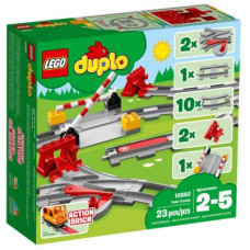 Конструктор LEGO DUPLO Town Рейки 23 деталі (10882)