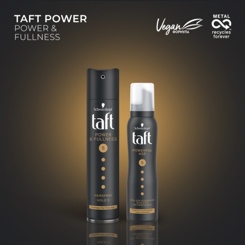 Пінка для волосся Taft Power Сила кератину Мегафіксація 5 150 мл (4015001003390)