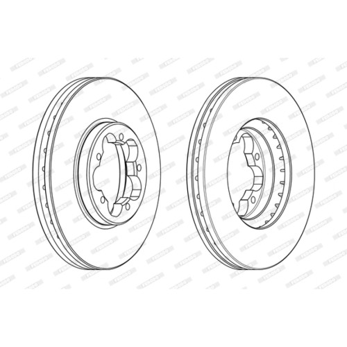 Гальмівний диск FERODO DDF2469
