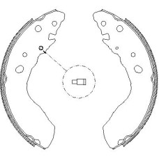 Гальмівні колодки REMSA 4033.00
