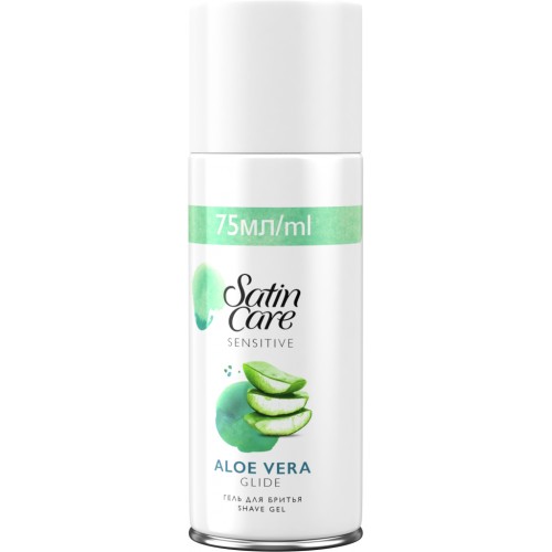 Гель для гоління Satin Care Sensitive для чутливої шкіри 75 мл (7702018550708)