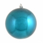 Ялинкова іграшка YES! Fun куля 10 см, блакитний перламутр (973213)