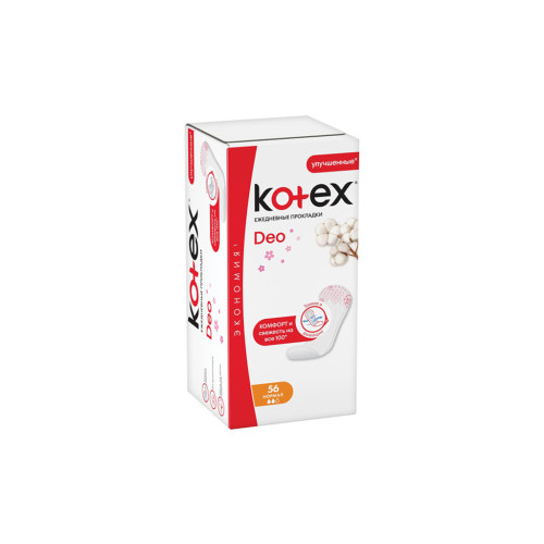 Щоденні прокладки Kotex Normal Deo 56 шт. (5029053548234/5029053548098)
