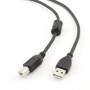 Кабель для принтера USB 2.0 AM/BM 1.5m ferrite Cablexpert (CCFB-USB2-AMBM-1.5M)