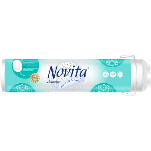 Ватні диски Novita Delicate 120 шт. (4744246013085)