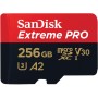 Карта пам'яті SanDisk 256 GB microSDXC UHS-I U3 Extreme Pro+SD Adapter (SDSQXCD-256G-GN6MA)