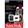 Карта пам'яті SanDisk 256 GB microSDXC UHS-I U3 Extreme Pro+SD Adapter (SDSQXCD-256G-GN6MA)