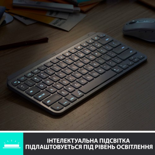 Клавіатура Logitech MX Keys Mini Wireless Illuminated UA Rose (920-010500)