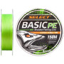 Шнур Select Basic PE 150m Light Green 0.12mm 12lb/5.6kg (1870.18.13)