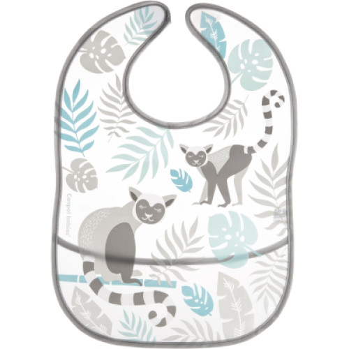 Слинявчик Canpol babies Jungle з кишенькою Сірий (9/238_grey)