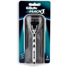 Бритва Gillette Mach3 з 2 змінними картриджами (7702018020706)