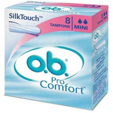 Тампони o.b. ProComfort с покрытием SilkTouch Mini 8 шт (3574660142303)