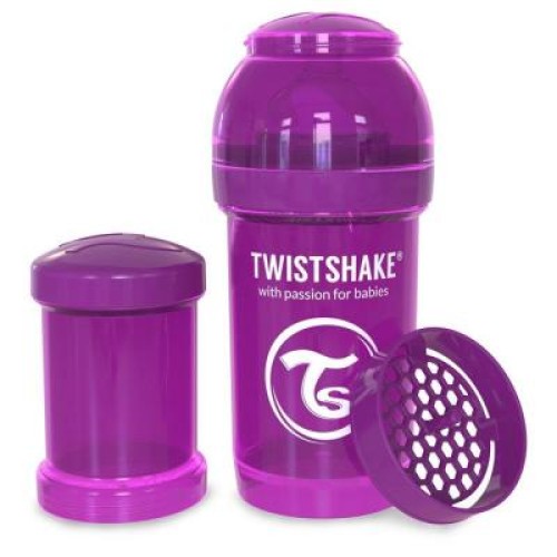 Пляшечка для годування Twistshake антиколиковая 180 мл, фиолетовая (24850)