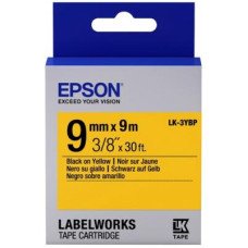 Стрічка для принтера етикеток EPSON LK3YBP (C53S653002)