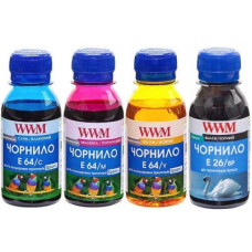 Чорнило WWM Epson L605/L4150/L1455, 4х100г BP/C/M/Y (E26/64SET4-2)