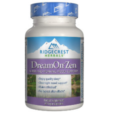 Трави Ridgecrest Herbals Природний Комплекс для Здорового Сну, DreamOn Zen, RidgeCres (RCH162)