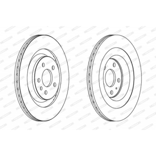 Гальмівний диск FERODO DDF1667C