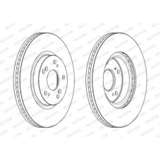 Гальмівний диск FERODO DDF2473C