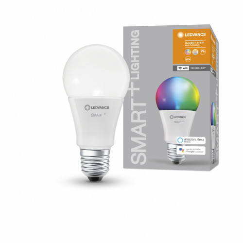 Розумна лампочка Osram LEDSMART+ WiFi A60 9W (806Lm) 2700-6500K + RGB E27 (4058075485396)