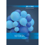 Зошит Buromax Sphere A4 80 аркушів, клітинка Синій (BM.24452101-02)