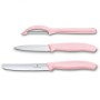 Набір ножів Victorinox SwissClassic Paring Set 3 шт Universal Pink (6.7116.31L52)