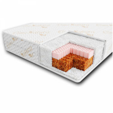Матрац для дитячого ліжечка Верес Latex+Memory Organic 10 см (51.6.01)