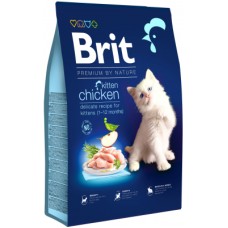 Сухий корм для кішок Brit Premium by Nature Cat Kitten 8 кг (8595602553198)