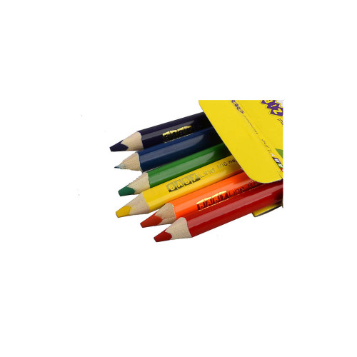 Олівці кольорові ZiBi Baby line mini jumbo 6 кольорів (ZB.2450)