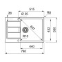 Мийка кухонна Franke Sirius 2.0 S2D 611-78 XL/143.0621.339 (143.0621.339)