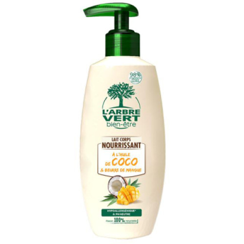 Молочко для тіла L'Arbre Vert живильне з кокосовою олією 250 мл (3450601036552)