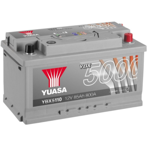 Акумулятор автомобільний Yuasa 12V 85Ah Silver High Performance Battery (YBX5110)