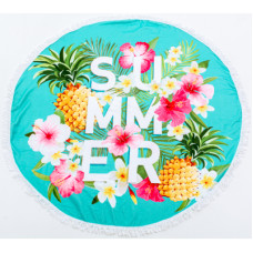 Рушник MirSon пляжний №5055 Summer Time Garden stuff 150x150 см (2200003180695)