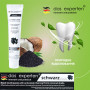 Зубна паста Das Experten Schwarz Чорна відбілювальна з мікрочастинками активованого вугілля 70 мл (4270001210609)