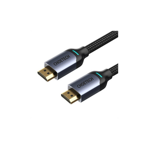 Кабель мультимедійний HDMI to HDMI 2.0m V.2.1 8K 60Hz HDR10 HLG 48Gbps YUV 444 Choetech (XHH01-BK)