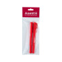 Ручка гелева Axent Delta 0,7мм, червона 2 шт (полібег) (DG2042-06/02/P)
