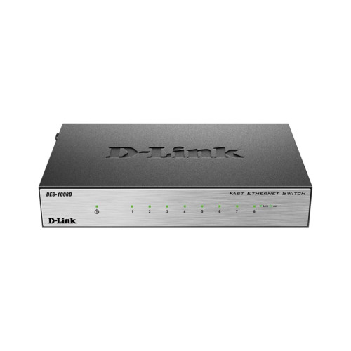 Комутатор мережевий D-Link DES-1008D/E