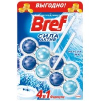 Туалетний блок Bref Сила Актив Дуопак Океанская Свежесть 2х50 г (9000100656863)