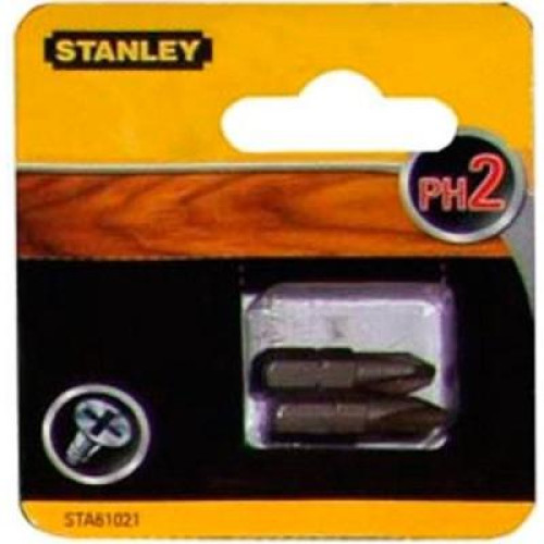 Набір біт Stanley Ph2, 25мм, 2шт. (STA61021)