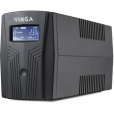 Пристрій безперебійного живлення Vinga LED 1500VA plastic case (VPE-1500P)
