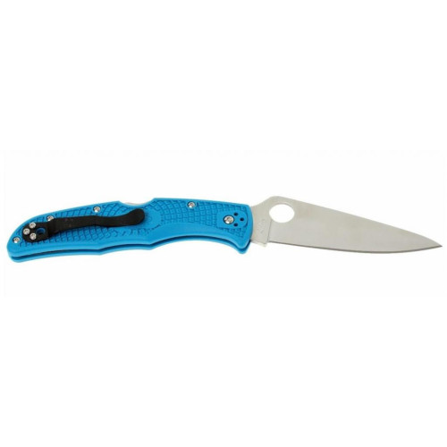 Ніж Spyderco Endura 4 Flat Ground, blue (C10FPBL)