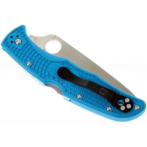 Ніж Spyderco Endura 4 Flat Ground, blue (C10FPBL)