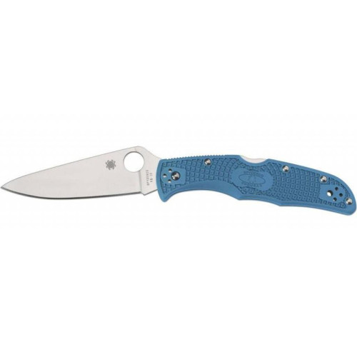 Ніж Spyderco Endura 4 Flat Ground, blue (C10FPBL)