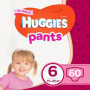 Підгузок Huggies Pants 6 (15-25 кг) для дівчаток 60 шт (5029053564135)