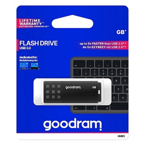 USB флеш накопичувач GOODRAM 16GB UME3 Black USB 3.0 (UME3-0160K0R11)