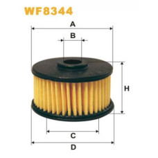 Фільтр паливний Wixfiltron WF8344